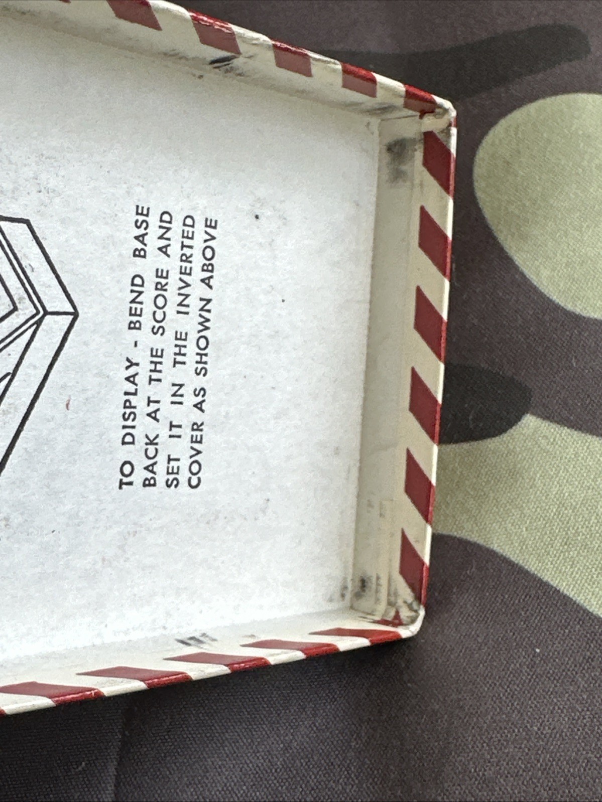 1958 Vintage Zippo Lighter – Tonawanda Engineering Company – Candy Striped Box