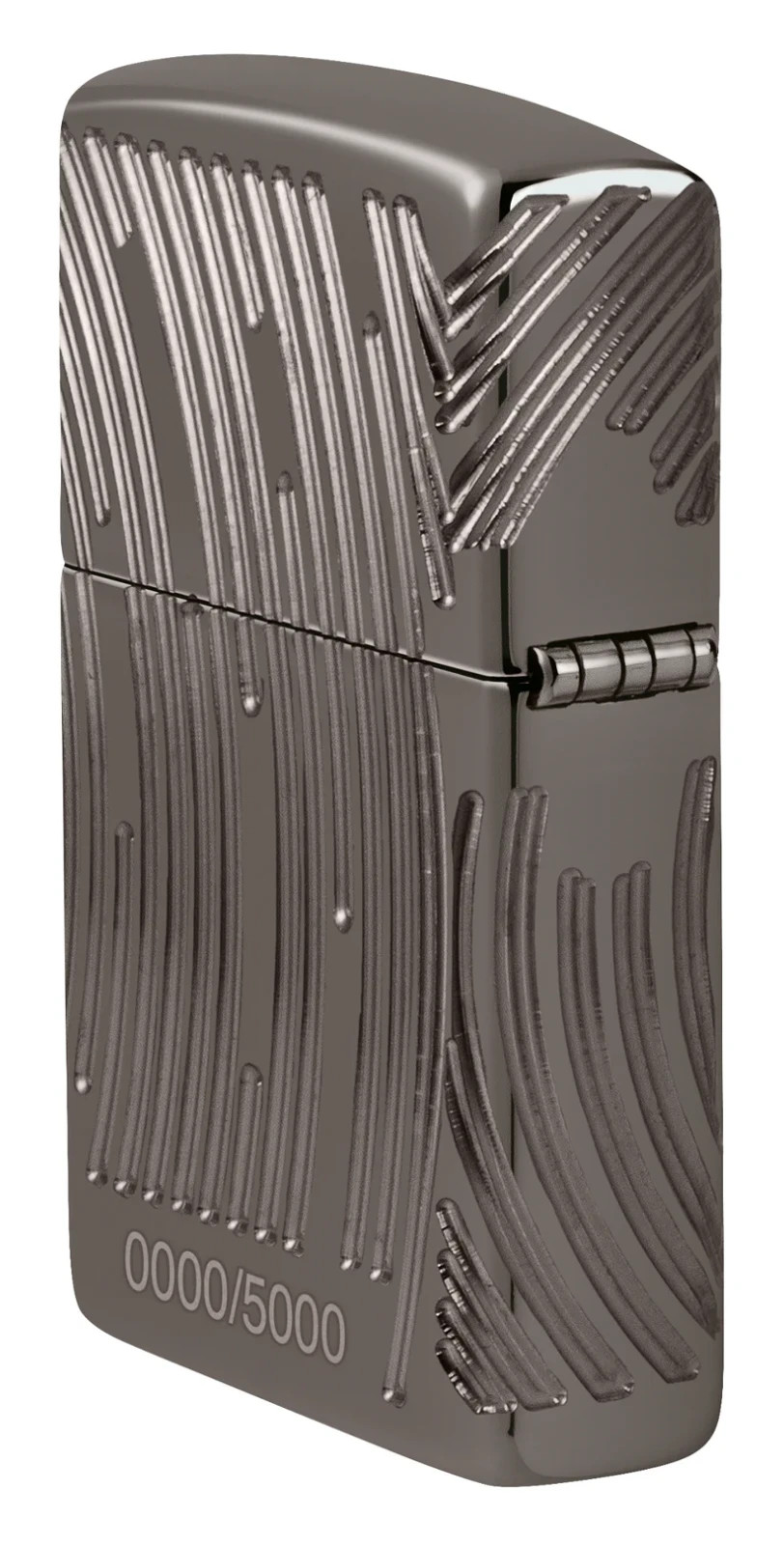 Zippo Year of 2026 Collectible Black Ice Armor MultiCut Epoxy Inlay 5000 47218