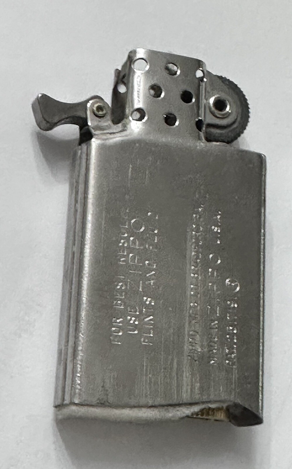 General Dynamics Fort Worth, Texas Aerospace NASA Space 1964 Zippo Slim Lighter