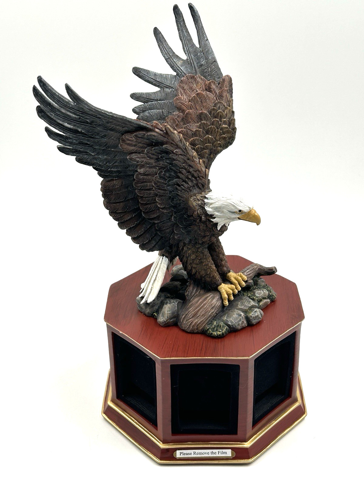 The Bradford Exchange Eagle Soaring Spirits Zippo Lighter Display Rare