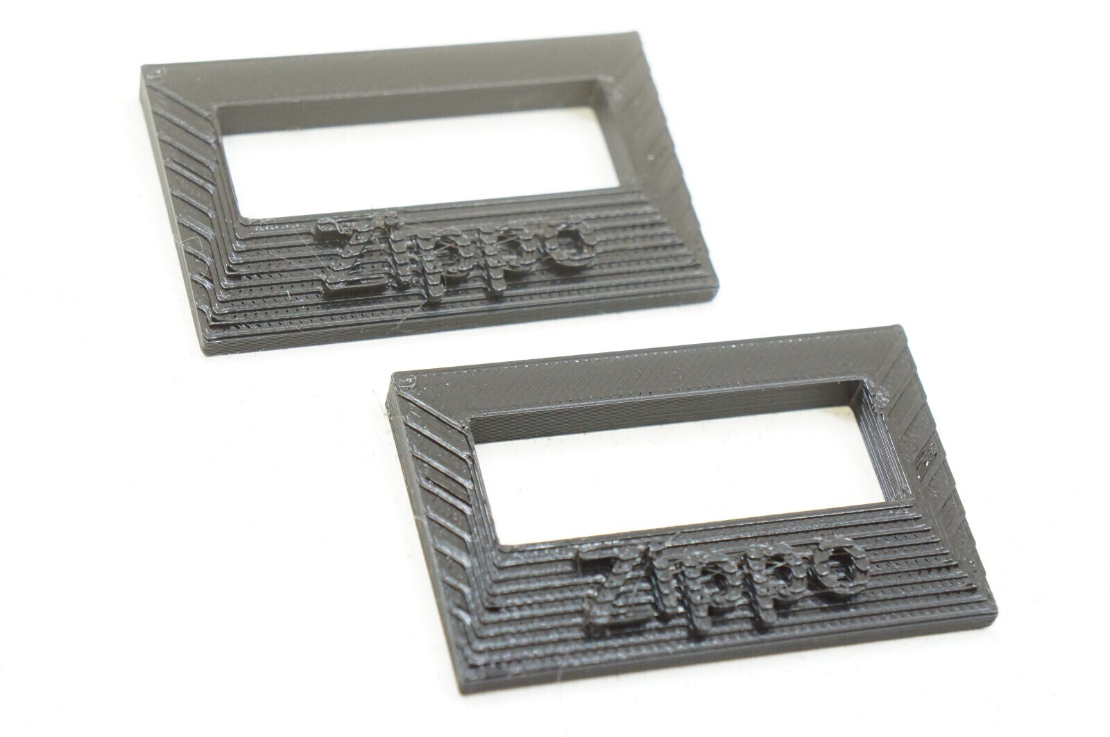 Display Stand Sturdy Base Holder for Zippo Lighter 2-pack *Black*