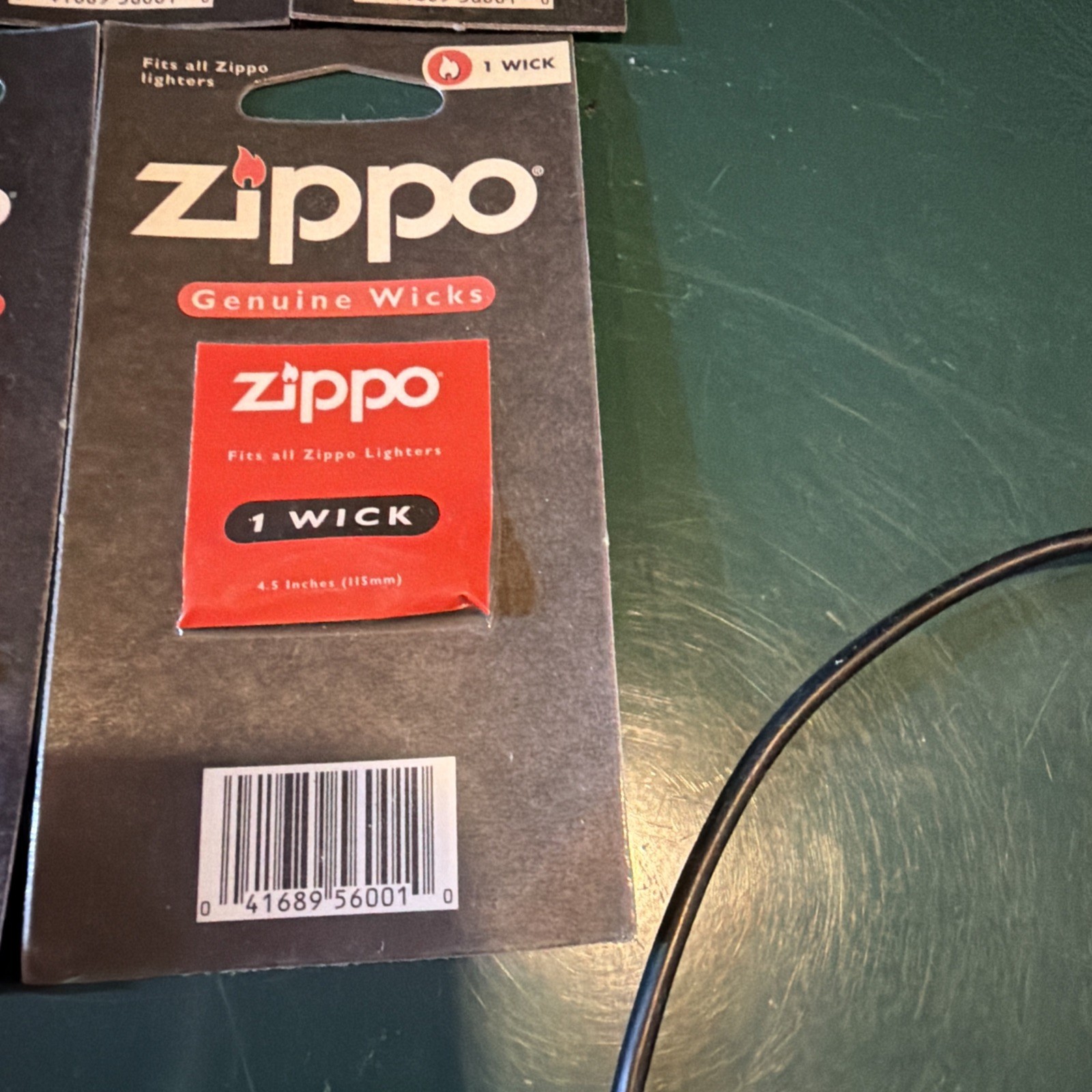 Lot of 9 Zippo 1 Wick Lighters – Made in USA – Vintage Stock Bulk Sale