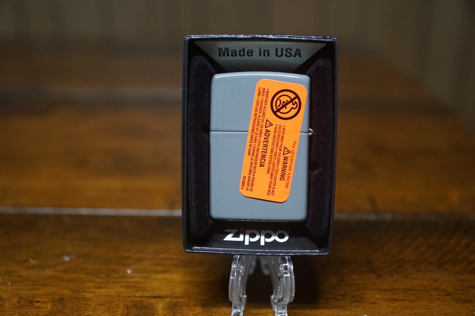 1960’S TO 1970’S ZIPPO BOX DESIGN ZIPPO LIGHTER MINT IN BOX