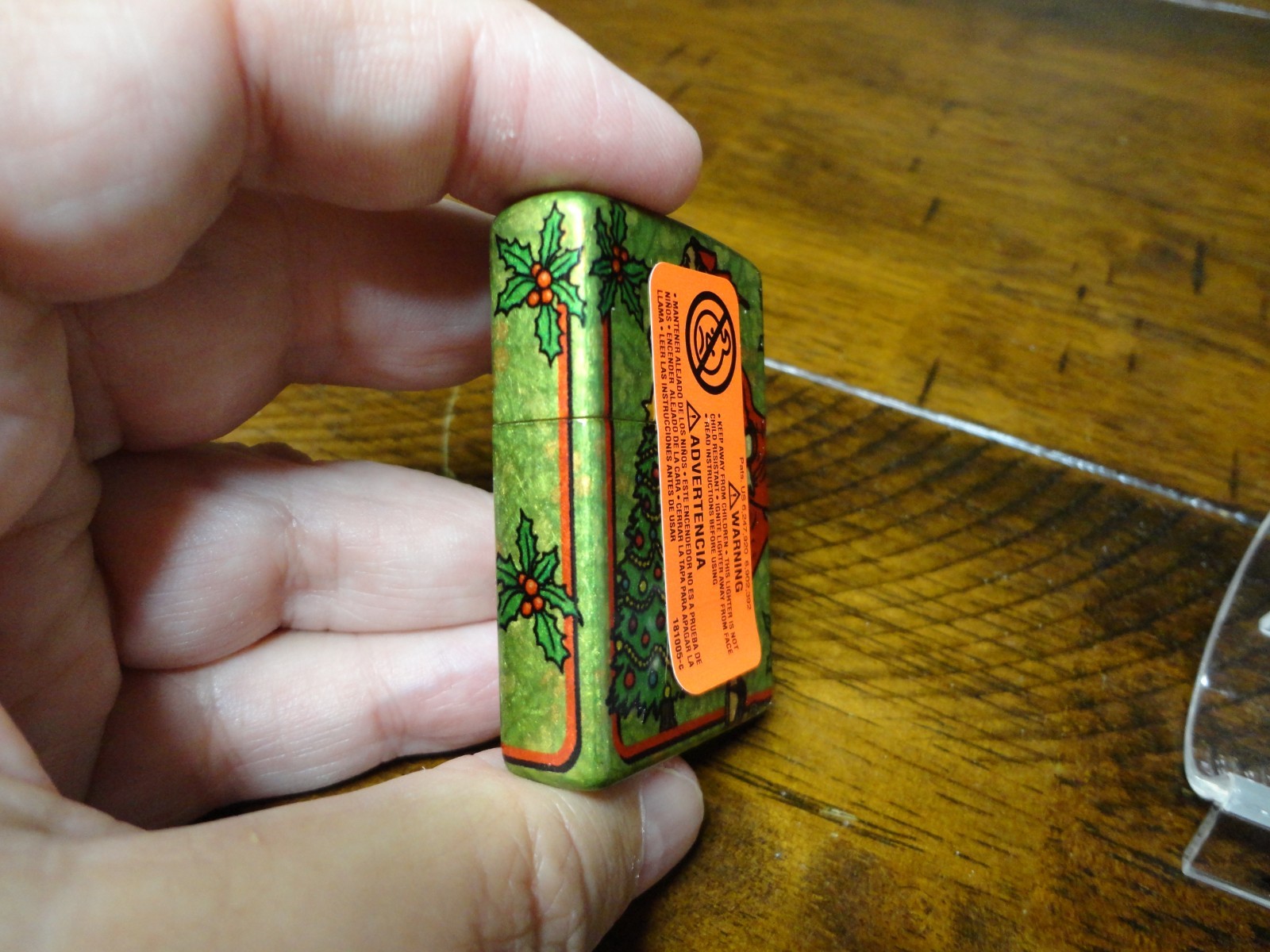 WINDY MERRY CHRISTMAS TREE HOLLY FLAME 540 FUSION ZIPPO LIGHTER MINT IN BOX 2023
