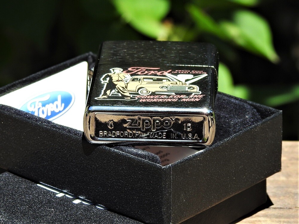 Zippo Lighter – Ford Motor Company – Trucks – Power for the Working Man – V8