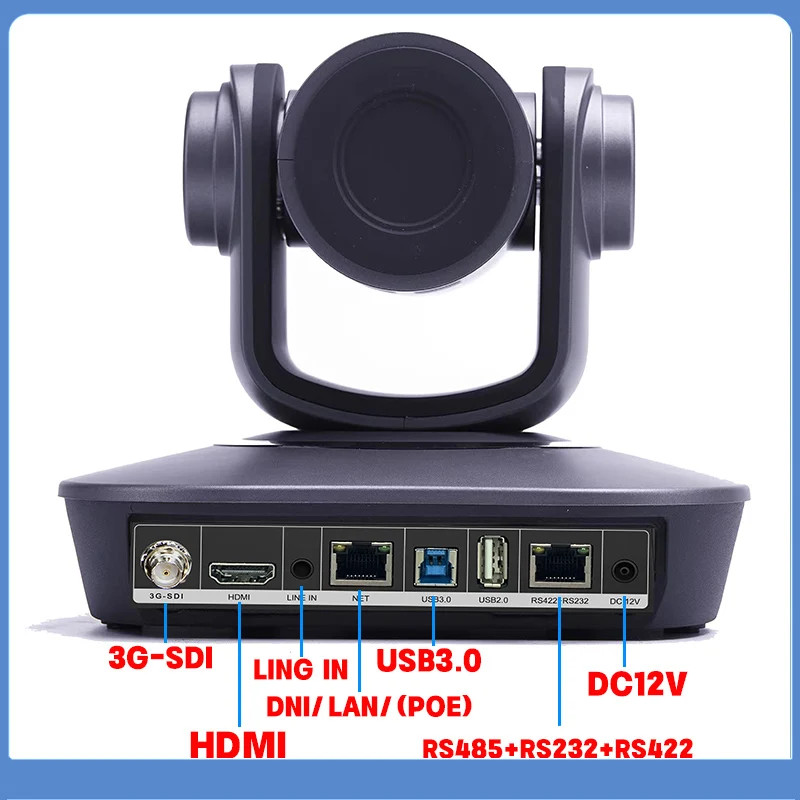 4K PTZ camera 10x 20x zoom HDMI,SDI,LAN,USB,NDI,POE,60FPS,30FPS Video conference