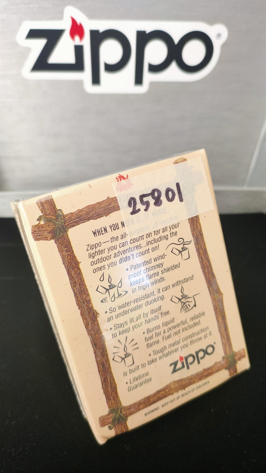 ZIPPO Sand Outdoor Series Lighter. Sand Matte Finish. Mint Condition