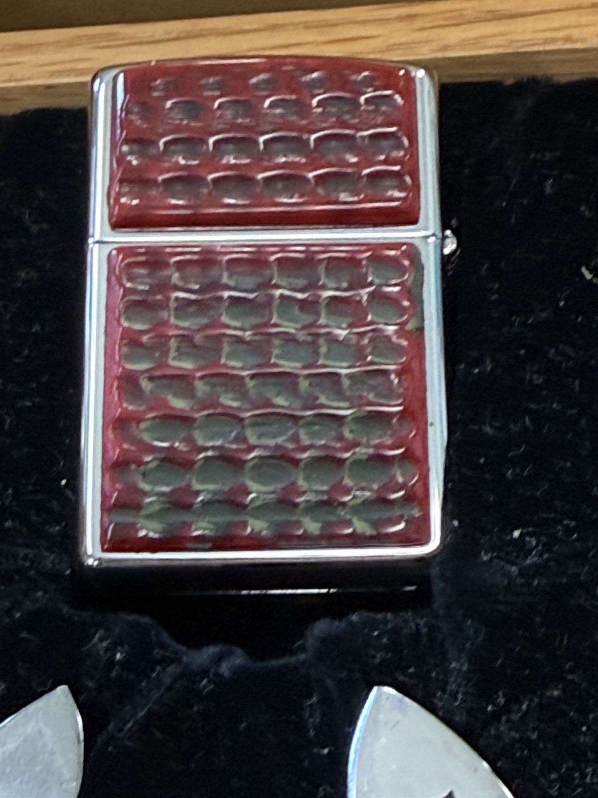 ZIPPO CASE XX 1997 POCKET WORN LIMITED ED KNIFE & LIGHTER SET SEALED N BOX #653