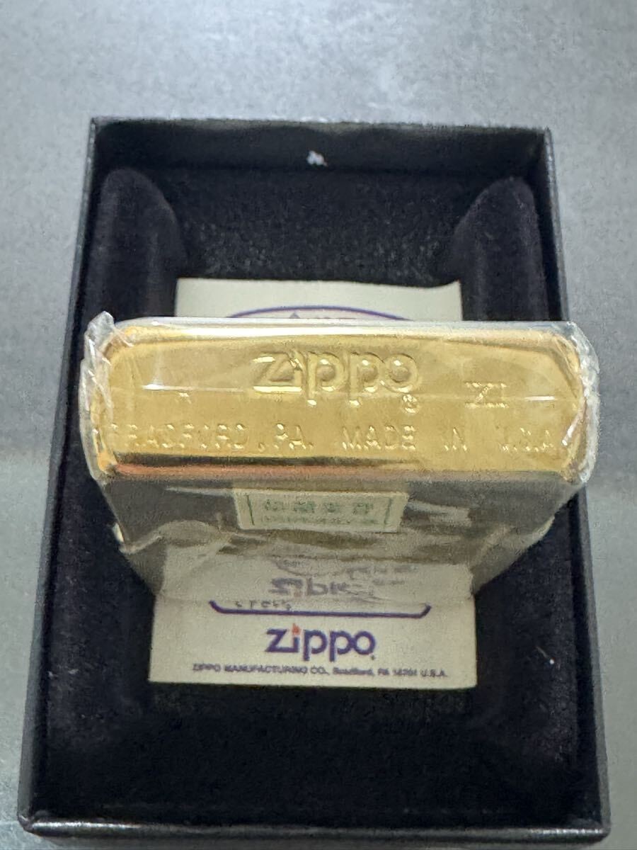 Zippo Biwa Hayahide BIRTHDAY Biwa Hayahide 4 Sided Gold Vintage Made in 1995 JRA