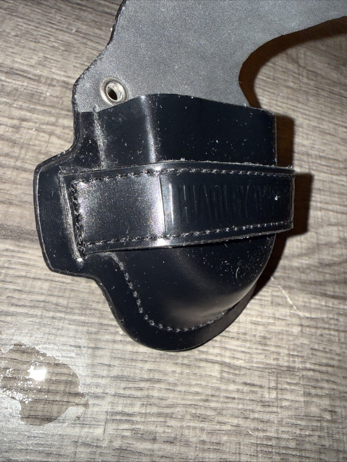 Vintage Harley Davidson Leather Belt Pouch For Zippo Lighter Pocket Watch