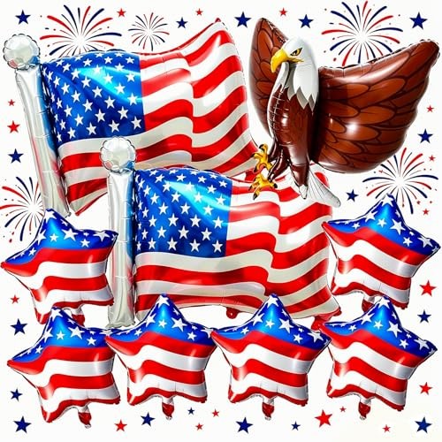 4th of July Decorations, Independence Day Decorations, Party in the 1 Eagle Set