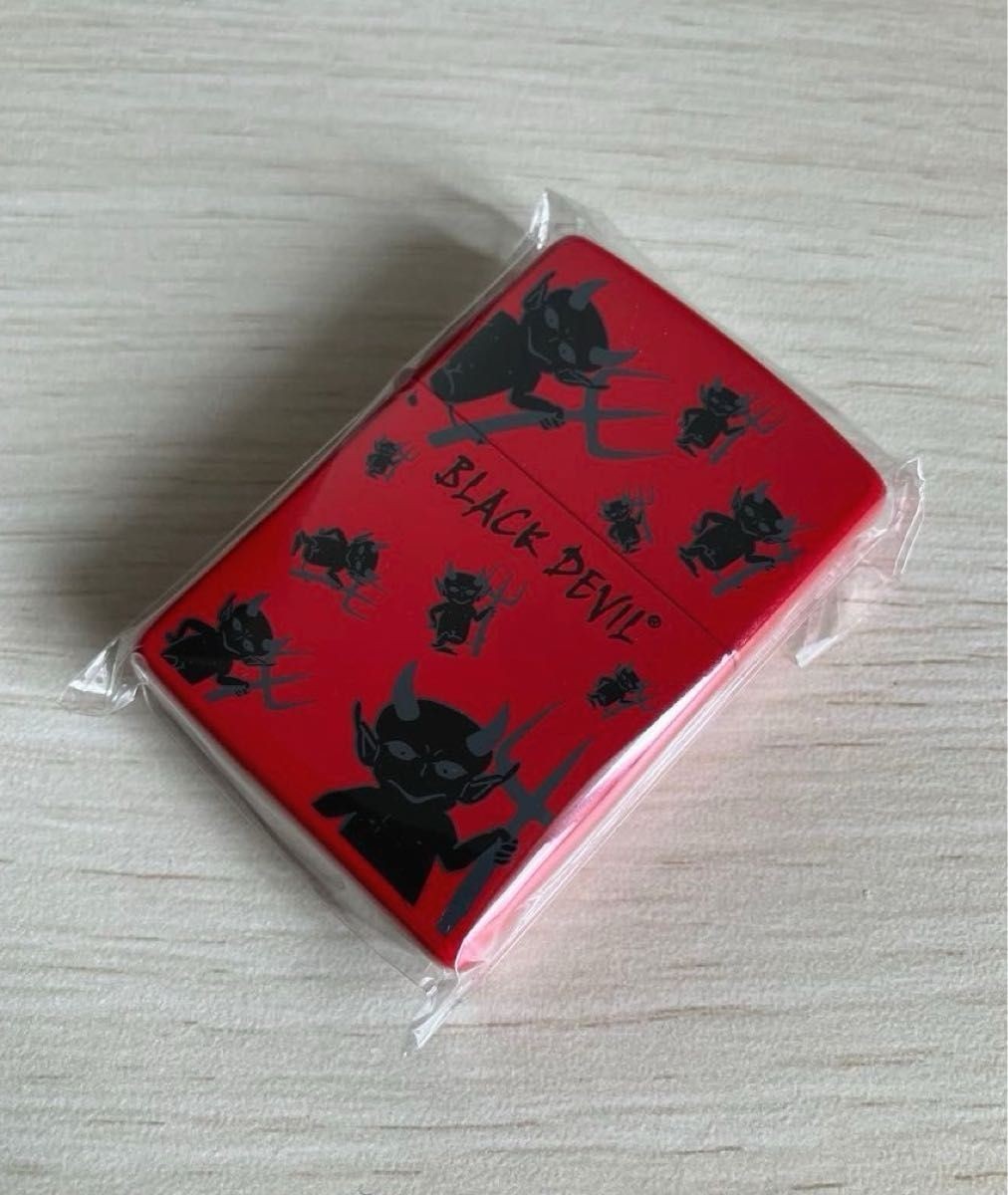 Zippo Black Devil 10th Anniversary Limited Edition Lighter Black Red Unused