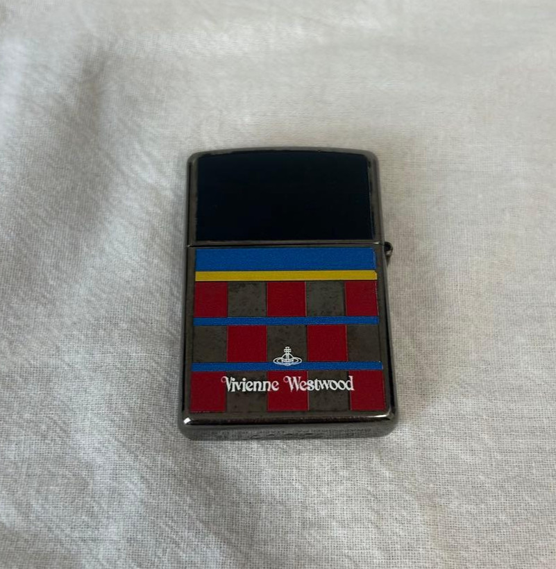 Vivienne Westwood Zippo Orb Lighter Multicolor Star Logo Japan Authentic Rare
