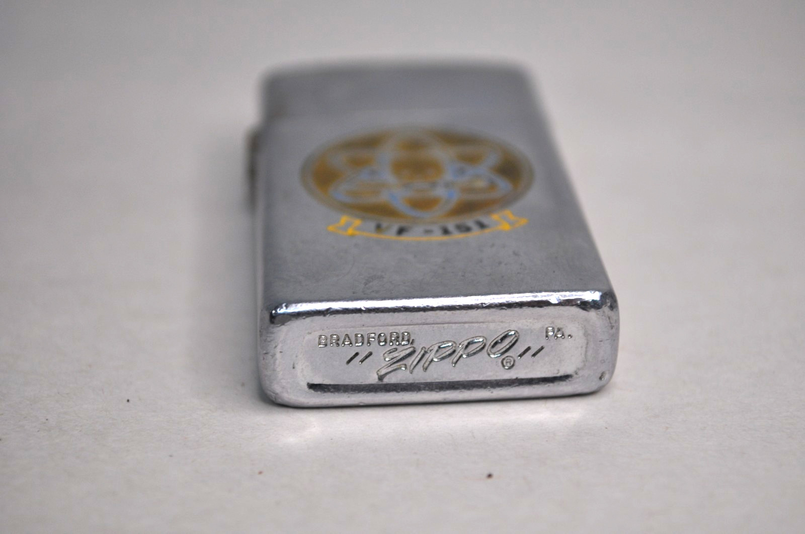 RARE 1978 VF-151 Zippo Vintage US Navy Fighter Vigilantes Squadron Lighter