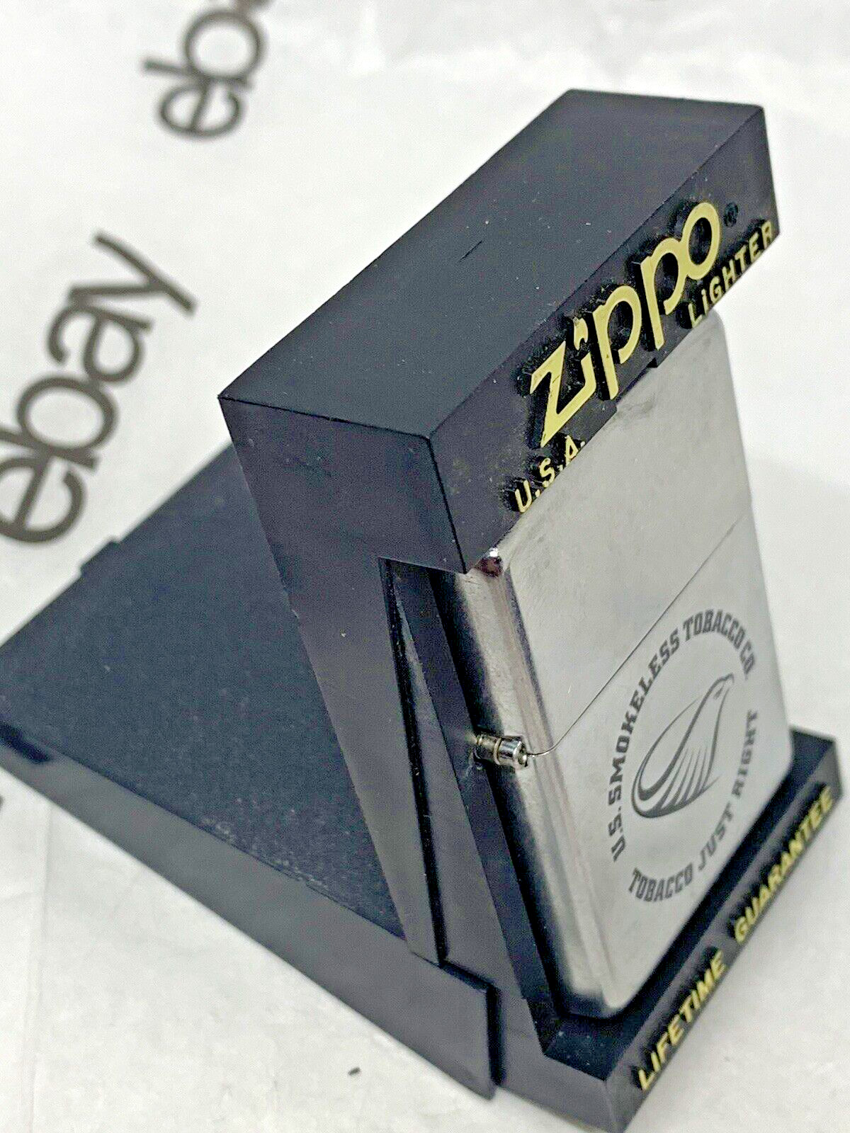 VTG 2007 Zippo A 07 lighter US Smokeless Tobacco Co NEW