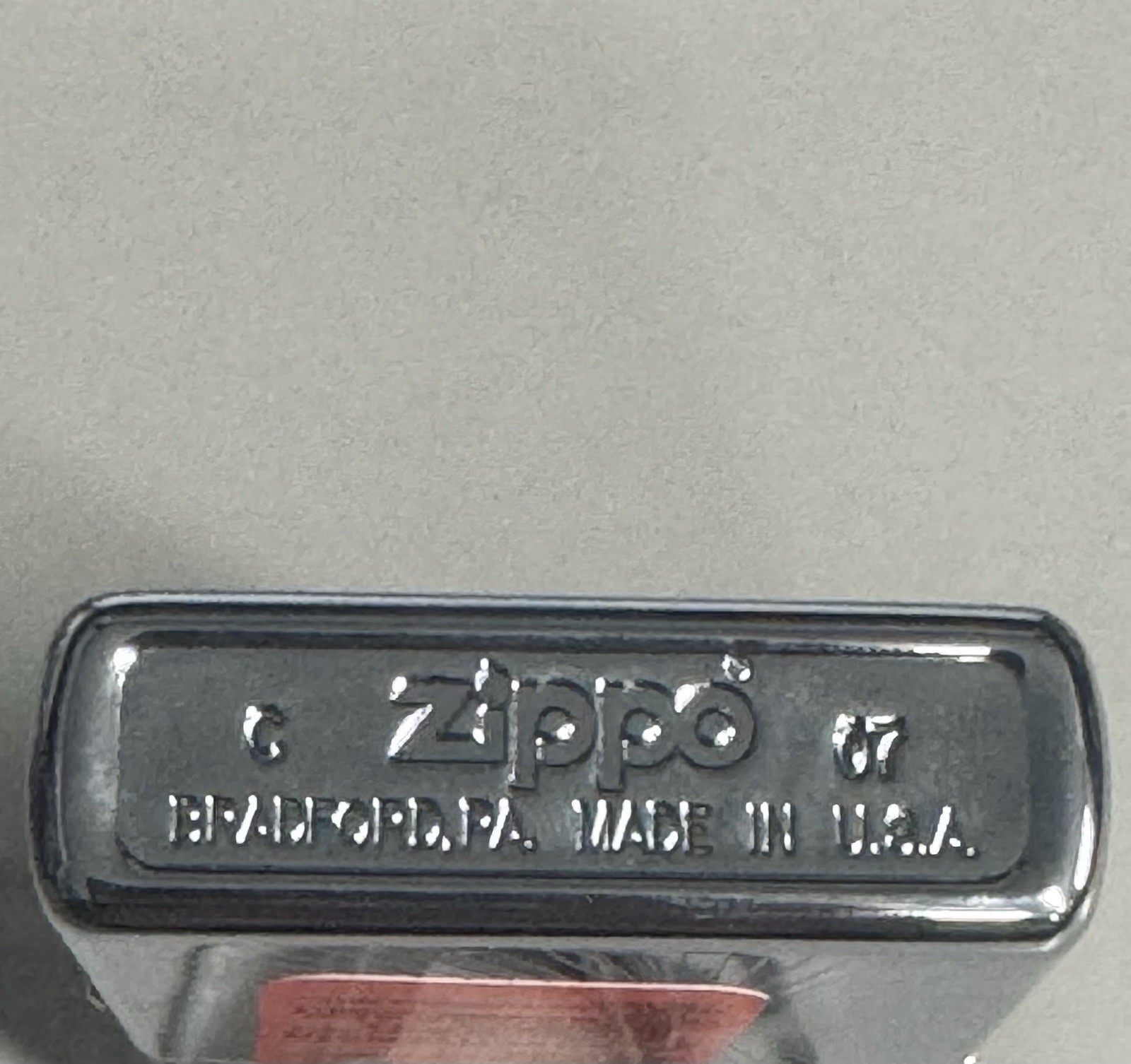 ZIPPO 2007 STARBURST ZIPPO LOGO POLISHED CHROME LIGHTER SEALED IN BOX D614