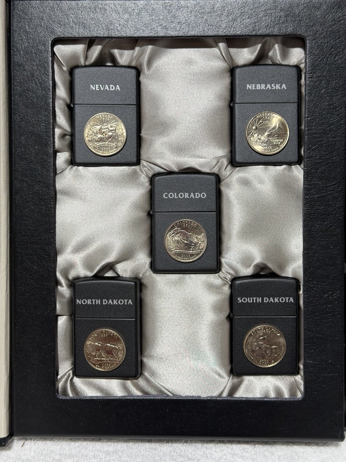Vintage 2006 State Quarters 1 Of 5,000 Zippo Lighter Collection Set Volume 8 NEW