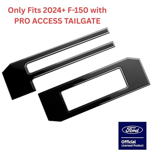 Premium Tailgate Letter Insert Kit for Pro Access – Black Chrome/Satin Black