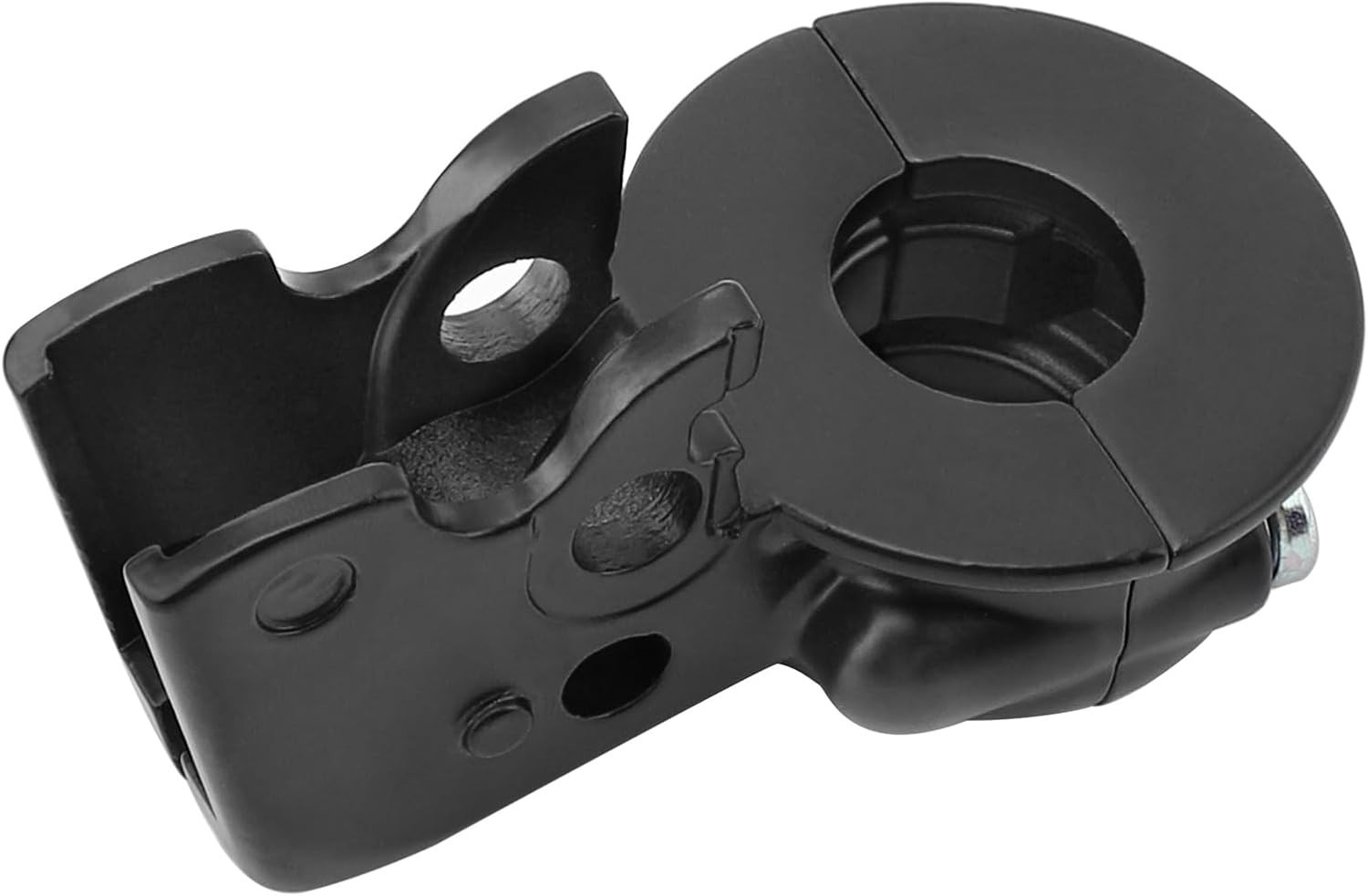 Black Clutch Lever Perch Mount Bracket for Harley Sportster Softail Dyna