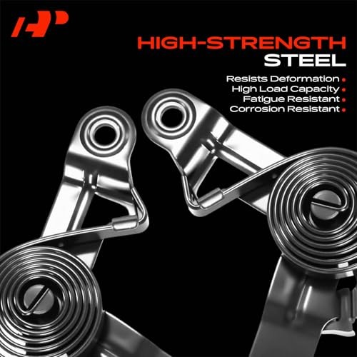 Set of 2 Front Driver and Passenger Hood Hinges | Compatible with Chevrolet