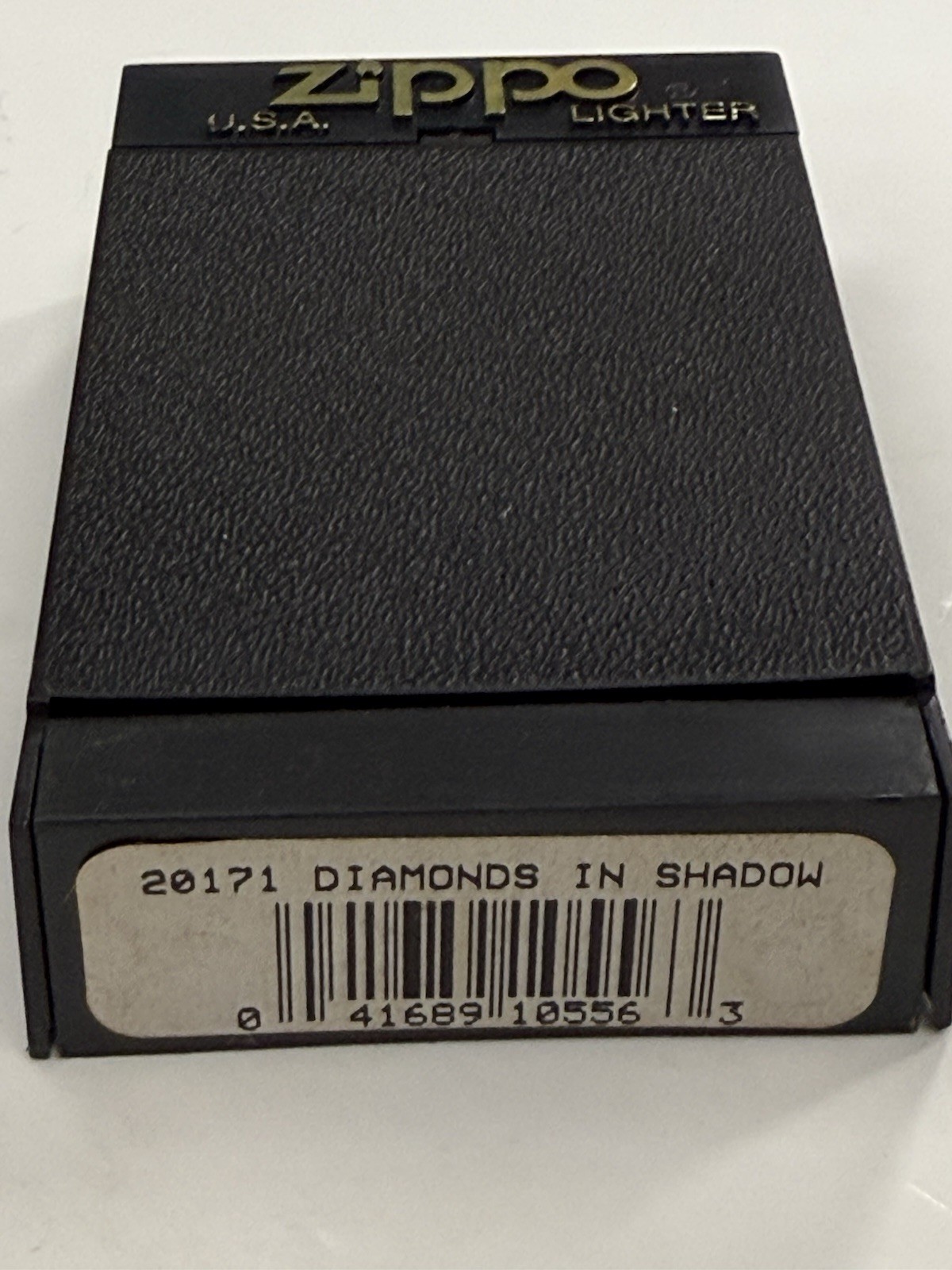 ZIPPO 2003 DIAMONDS IN SHADOW POLISHED CHROME LIGHTER SEALED IN BOX G78
