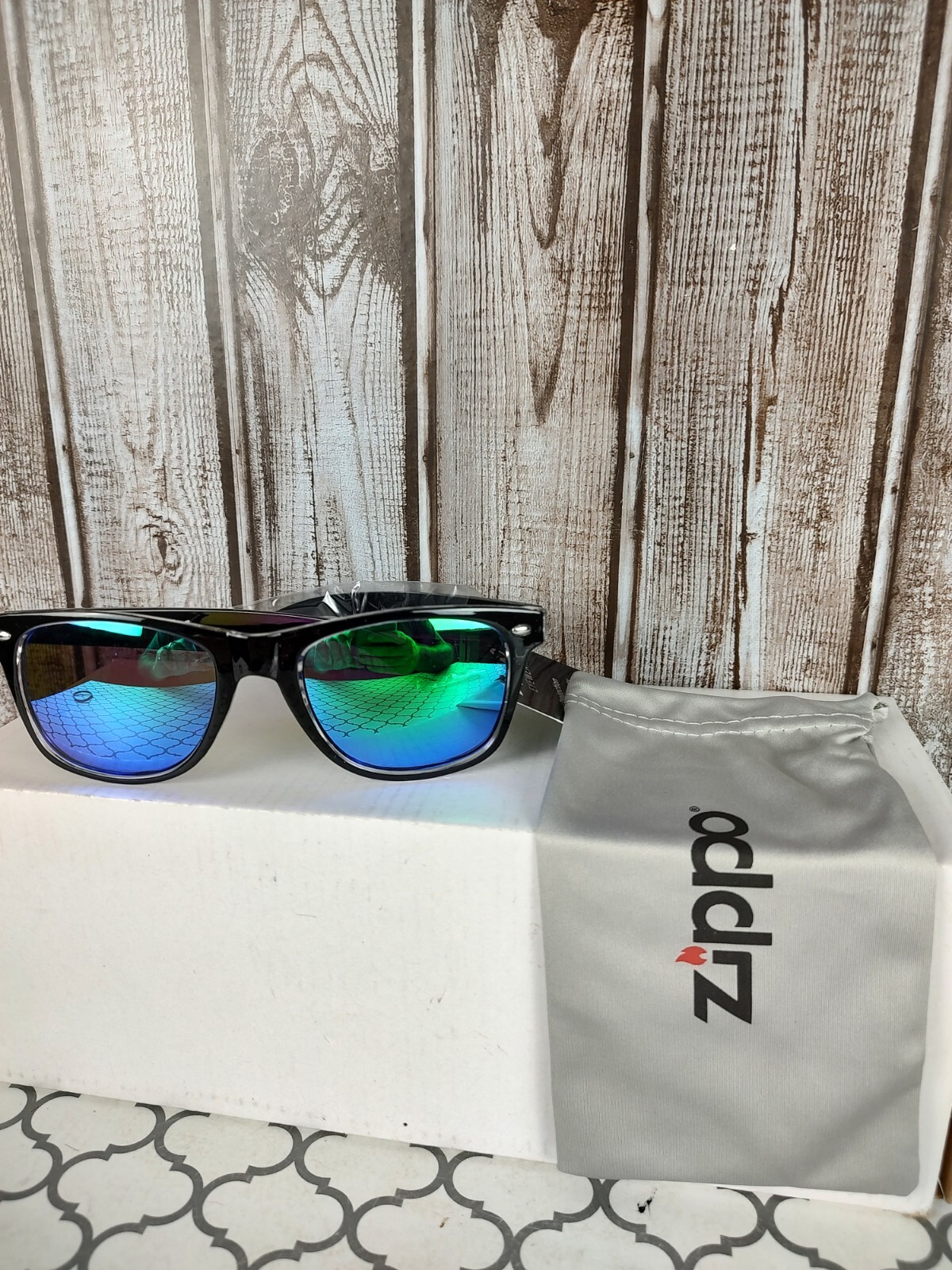Zippo Angular Sunglasses OB21-07 New Multi Color Lens With Soft Storage Bag