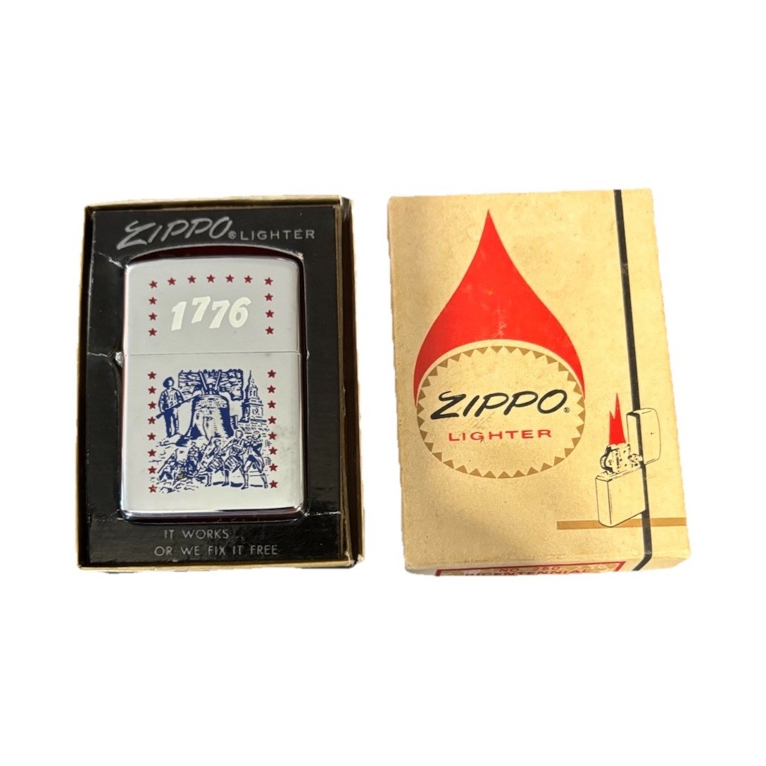 Zippo 1776 Flags & Patriotic Design Lighter with Original Box