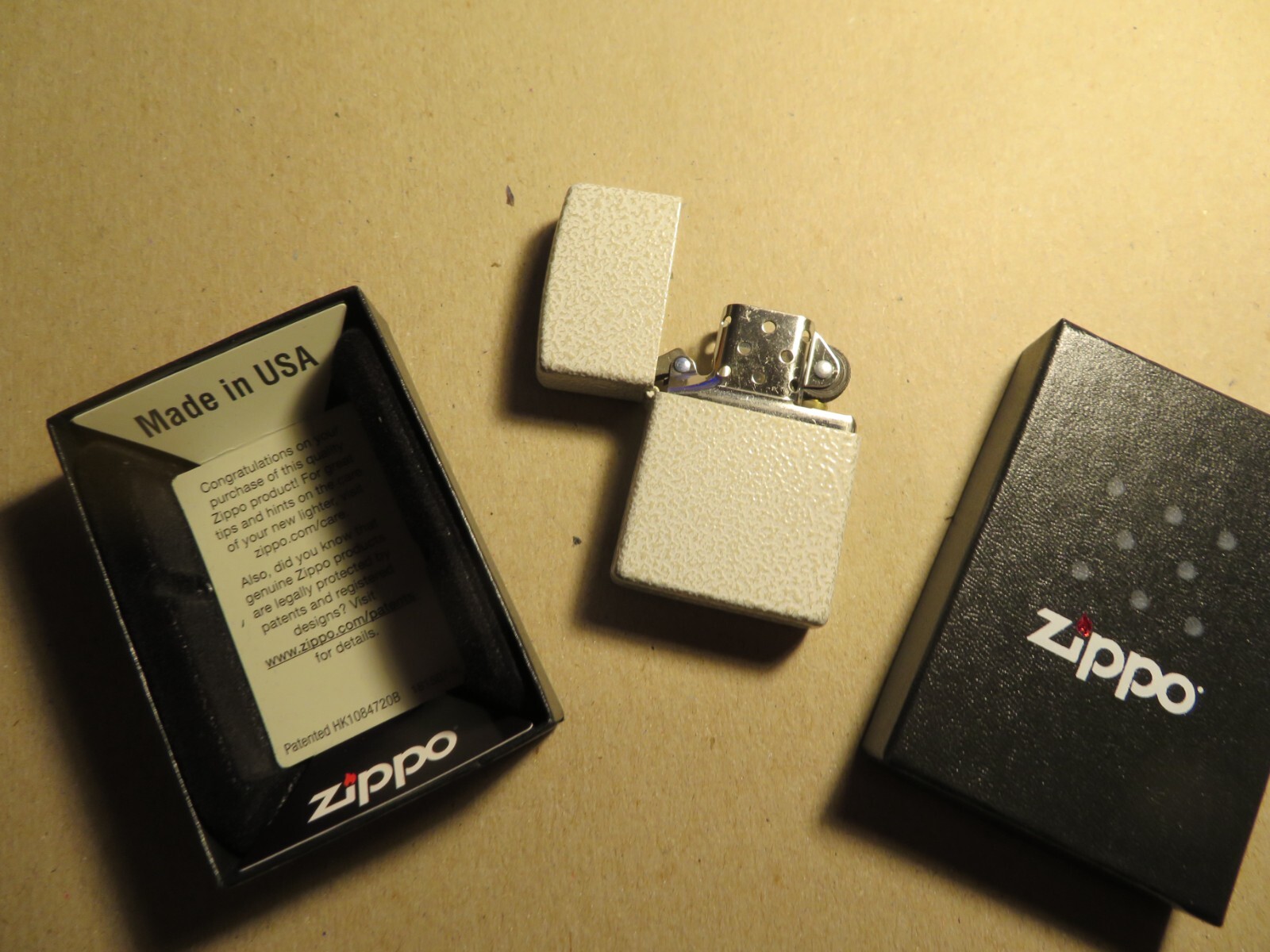 ZIPPO LIGHTER NEW MERCURY GLASS MATTE TEXTURED WITH BOX 49181
