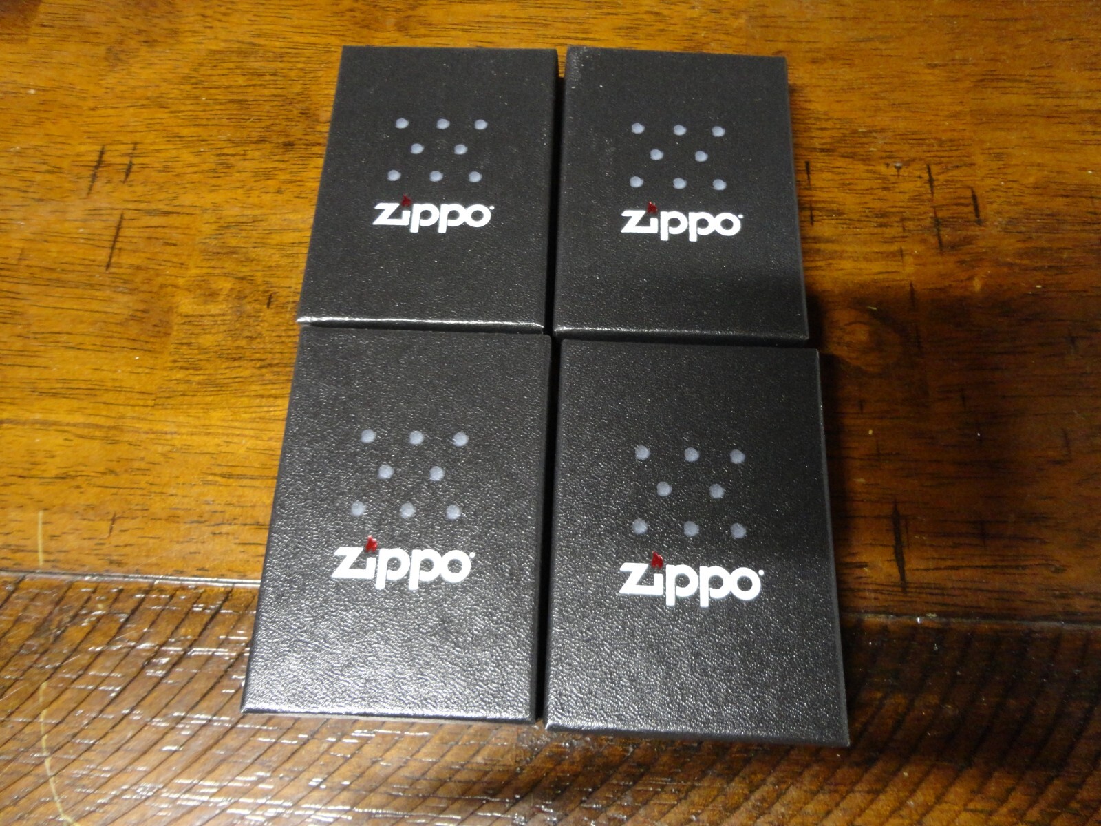 4 PIECE SET KISS DEMON STARCHILD CATMAN SPACE ACE ZIPPO LIGHTERS MINT IN BOXES