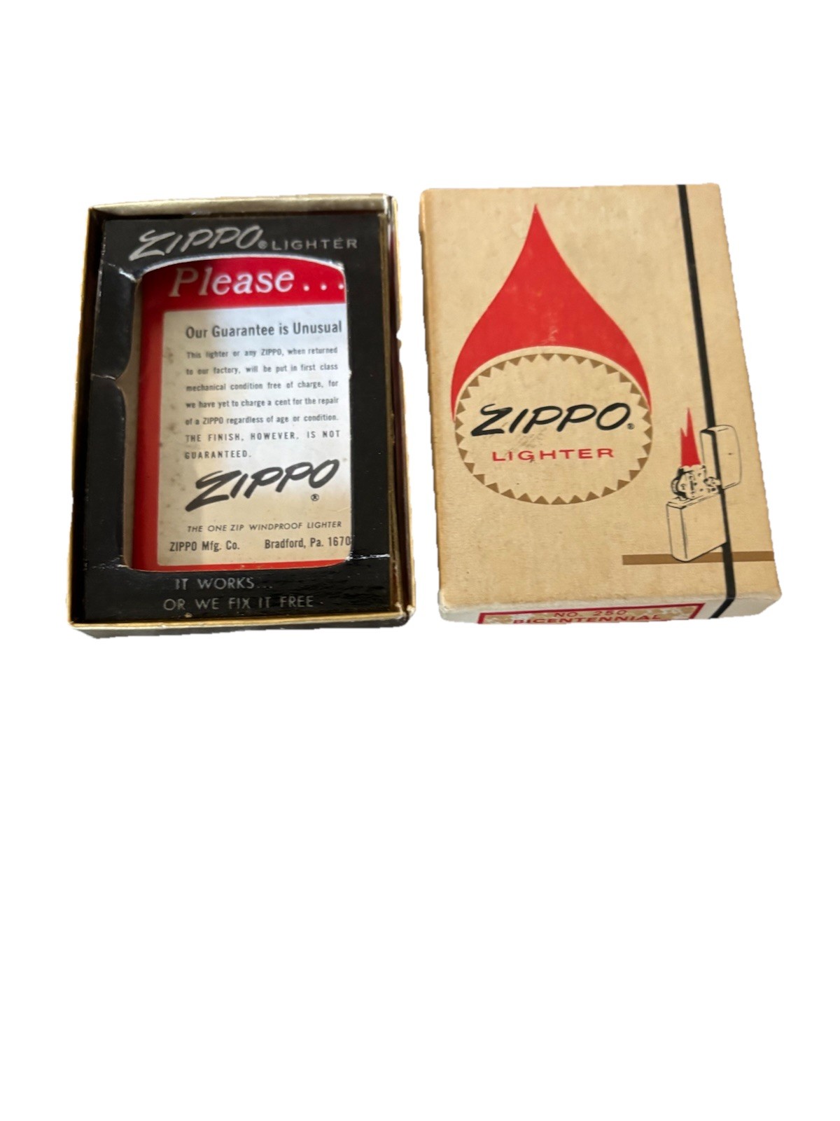 Zippo 1776 Flags & Patriotic Design Lighter with Original Box