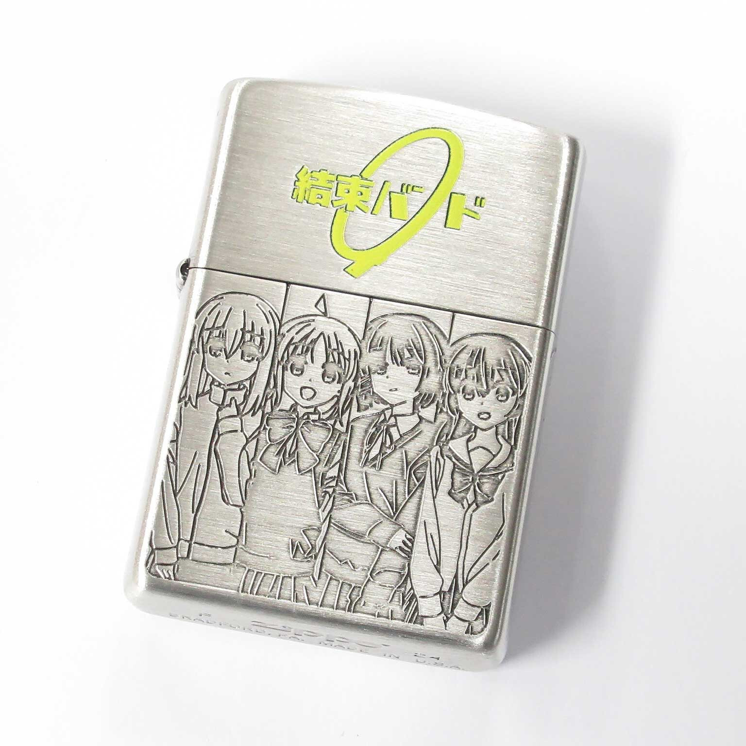 Zippo BOCCHI THE ROCK! Cable Ties Oxidized Silver 3-sides Etching Japan Limited