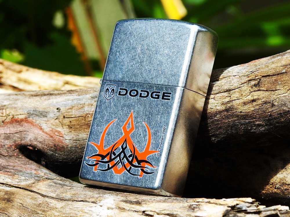 Dodge RAM Tribal Zippo Lighter – Grab Life By The Horns – Hemi V-8 – Trucks 1500