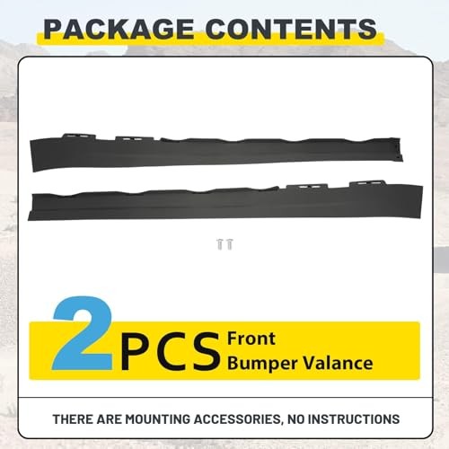 Front Lower Bumper Valance Air Deflector Compatible with 2007-2013 Chevy