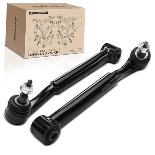2 x Front Rearward Lower Control Arm, with Ball Joint & Bushing, Compatible
