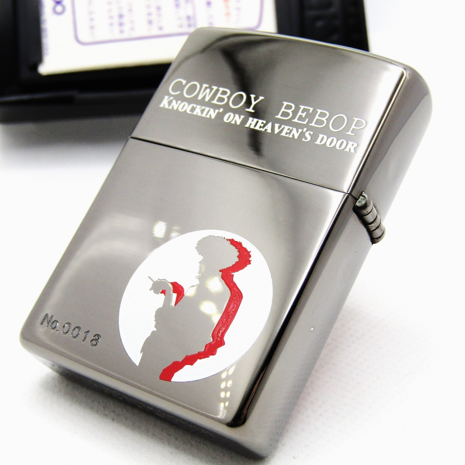 Cowboy Bebop Double Sides Limited No.0018 Zippo Oil Lighter 2001 MIB Super Rare!