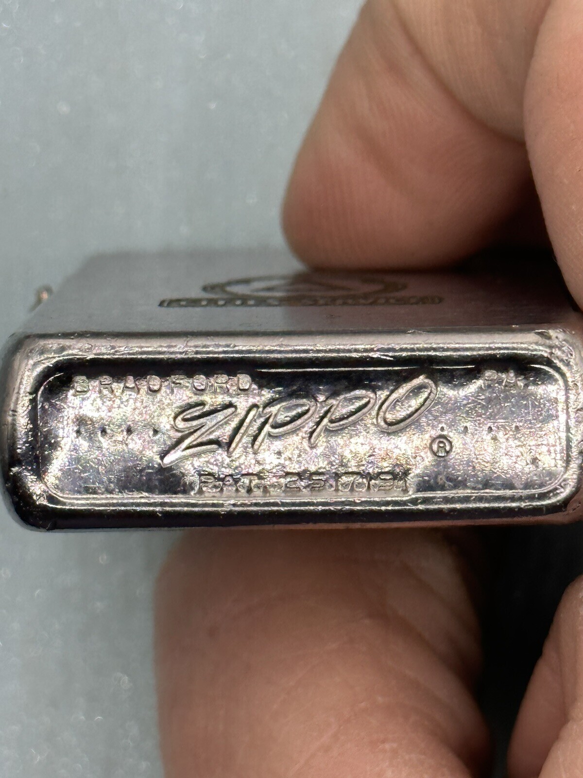 Vintage 1958 Cities Service Advertising Chrome Zippo Lighter
