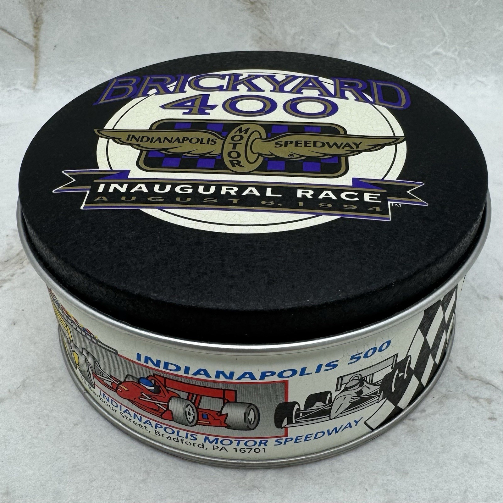 VTG 1994 NASCAR BRICKYARD 400 INAUGURAL RACE SOLID BRASS ZIPPO LIGHTER Red Seal