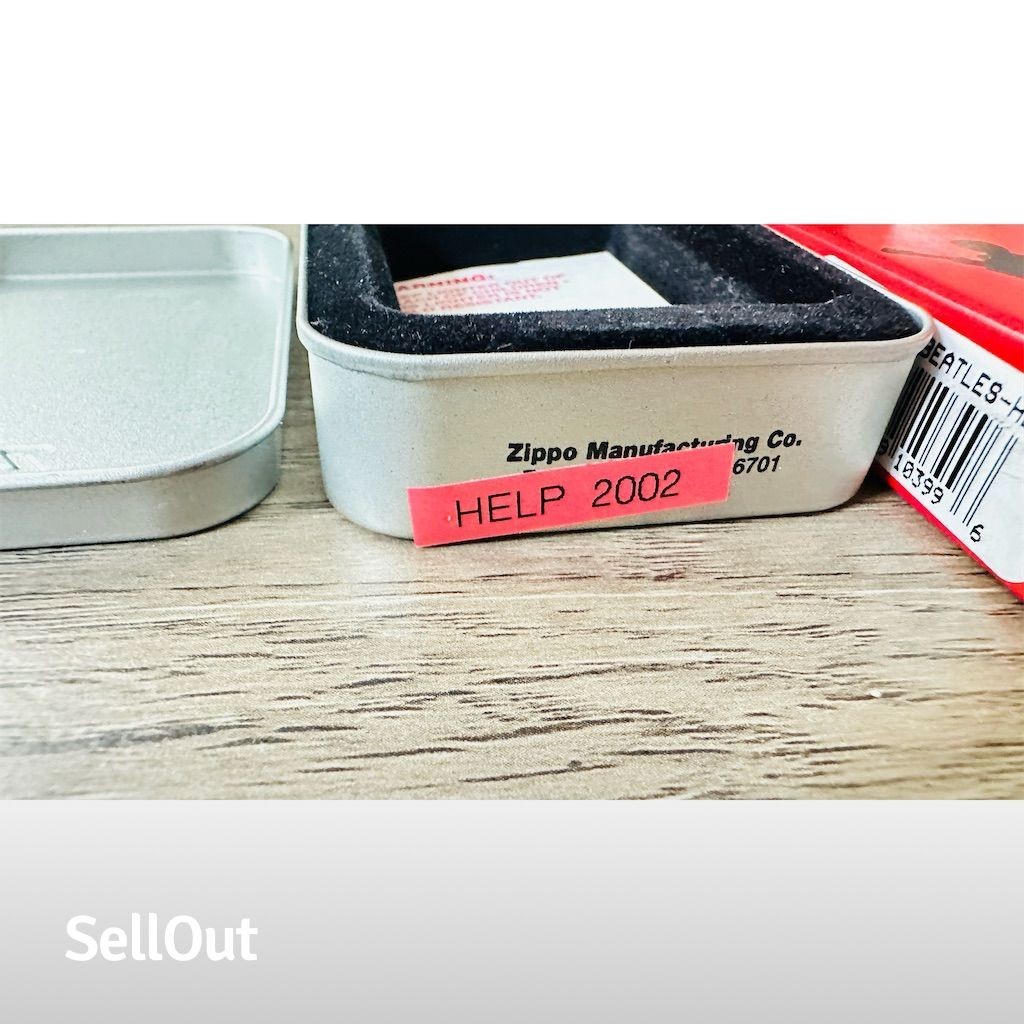 Zippo The Beatles Theme Apple 🍏 Corps in Help Tin/Box/Sleeve
