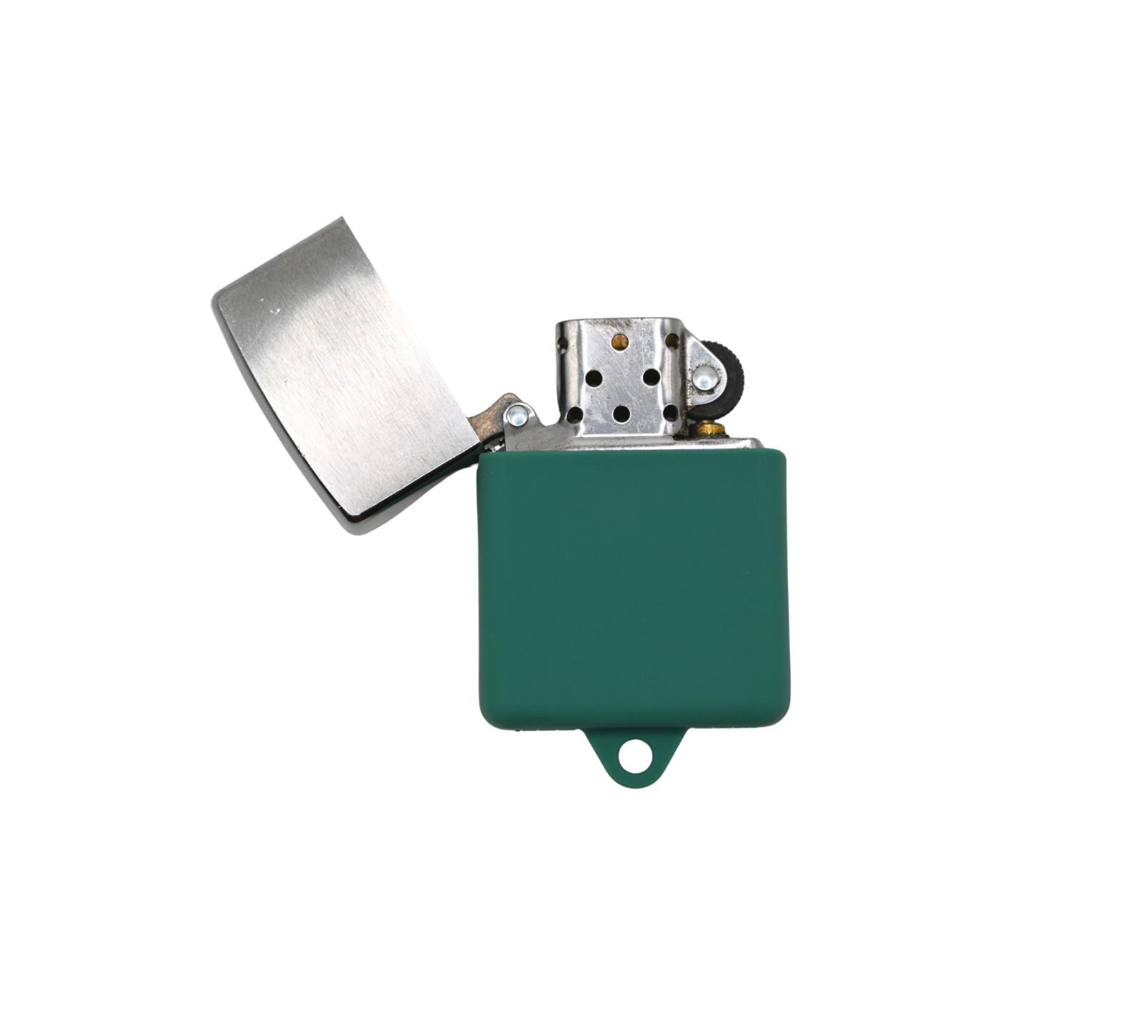 Lighter Case with Keychain holder for Zippos – Green