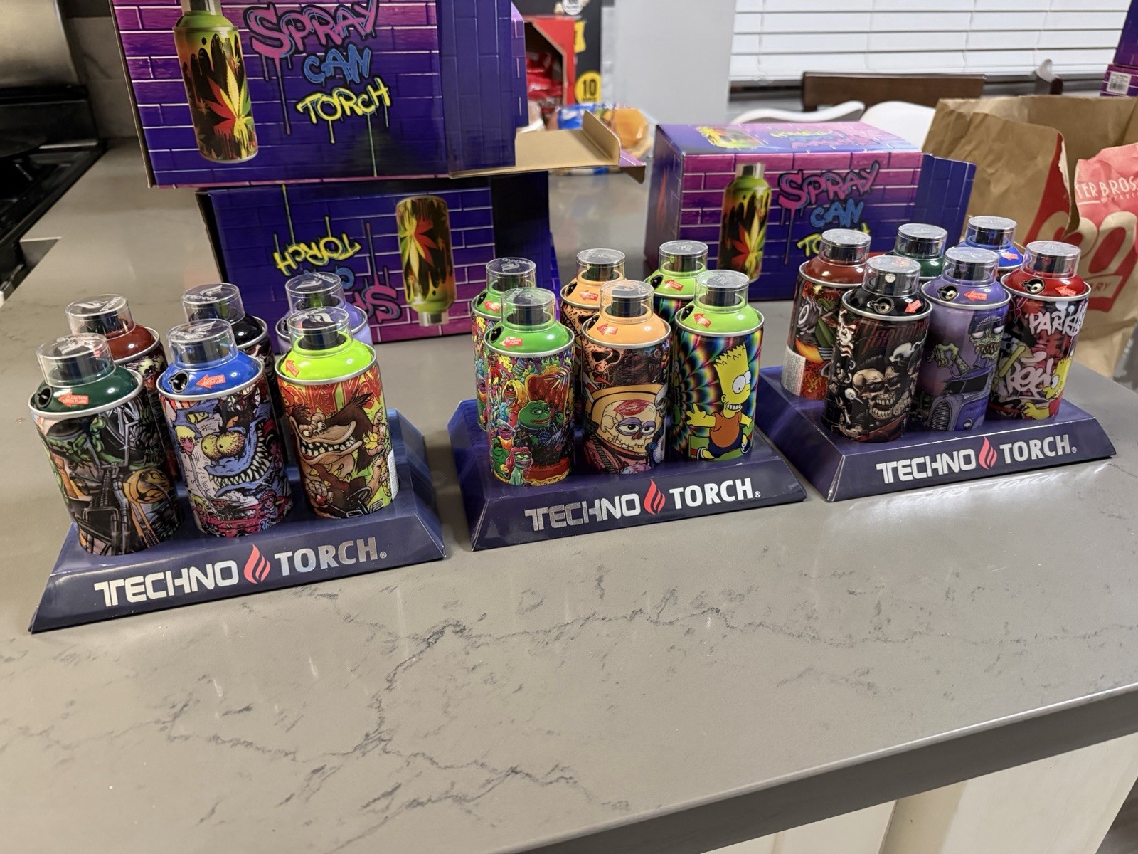TECHNO SMALL SPRAY CAN TORCH-COUNT 1