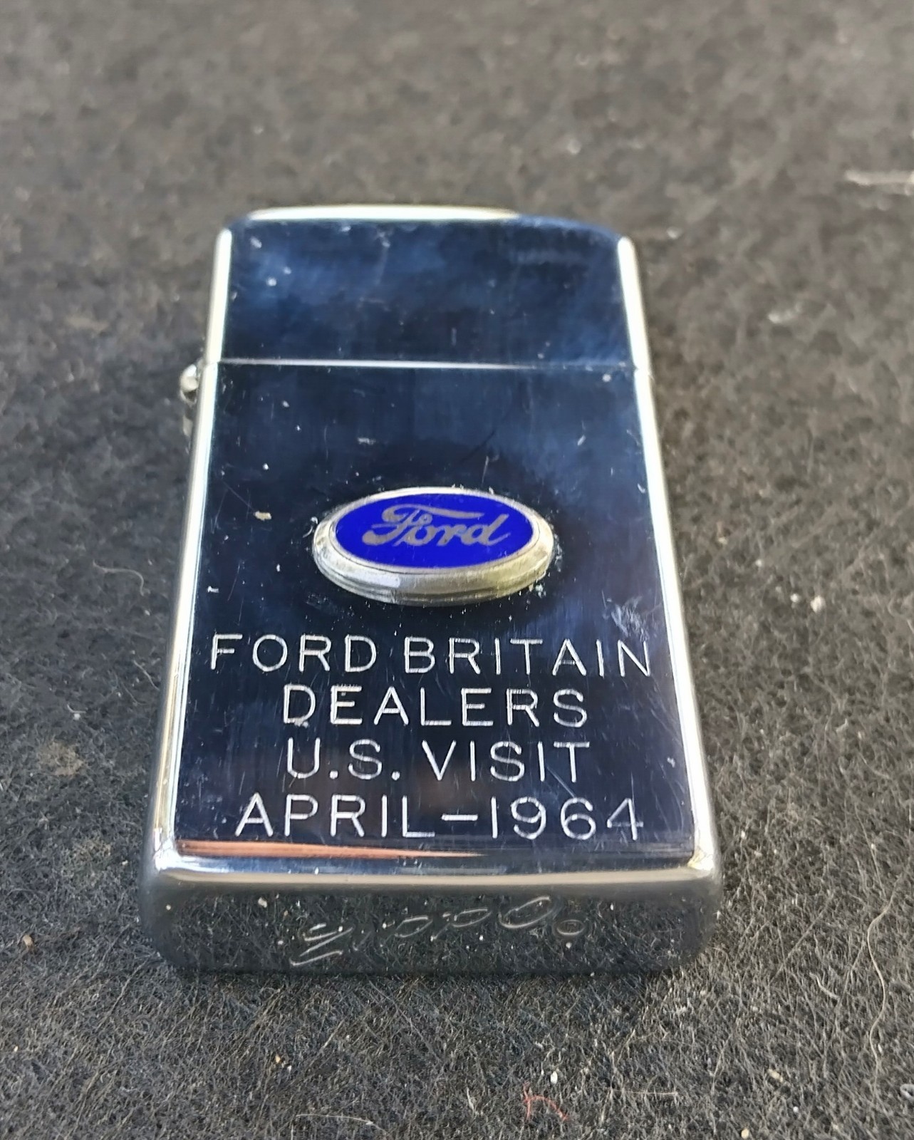 1964 ZIPPO INTRODUCING THE MUSTANG 1964 1/2 US DEALERS IN BRITAIN PROMOTIONAL