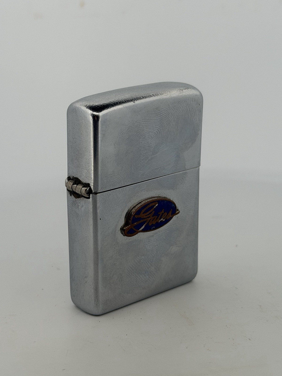Rare Gates Zippo Lighter Vintage Used 1960s Automotive Advertising
