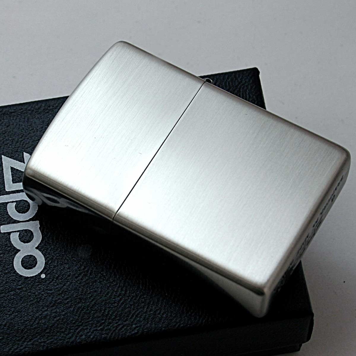 Zippo Lighter CASE ONLY Windy Girl American Classic Silver Serial Number Present