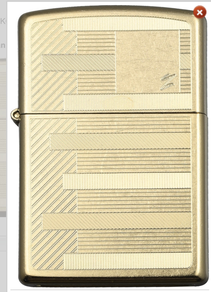 ZIPPO BELLE KOGAN Lighter GOLD KDU