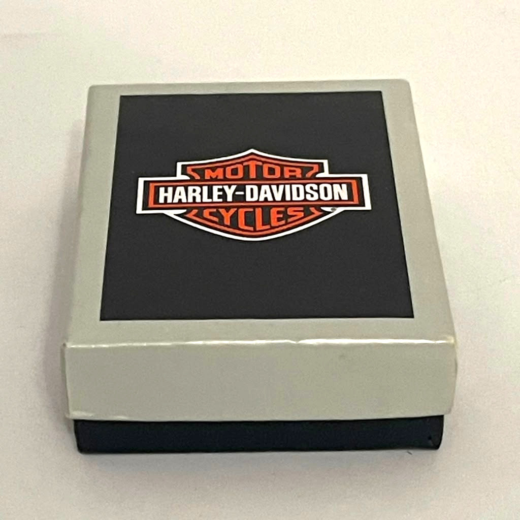 Harley Davidson Made In The USA Eagle On Top Of The World Zippo Lighter With Box