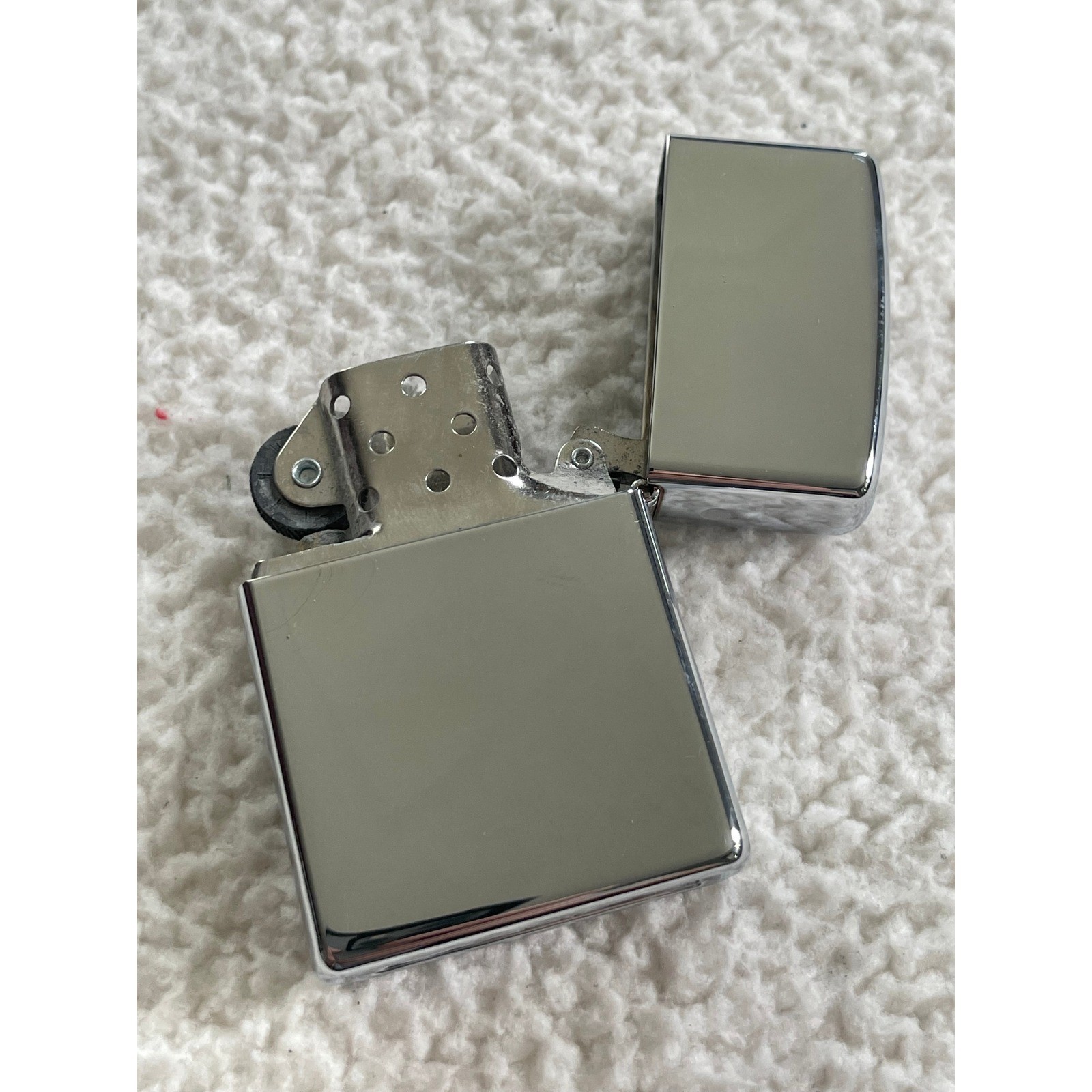 Zippo Lighter Silver RJ Reynolds RJR Logo High Polish Chrome Vintage 1999 K XV