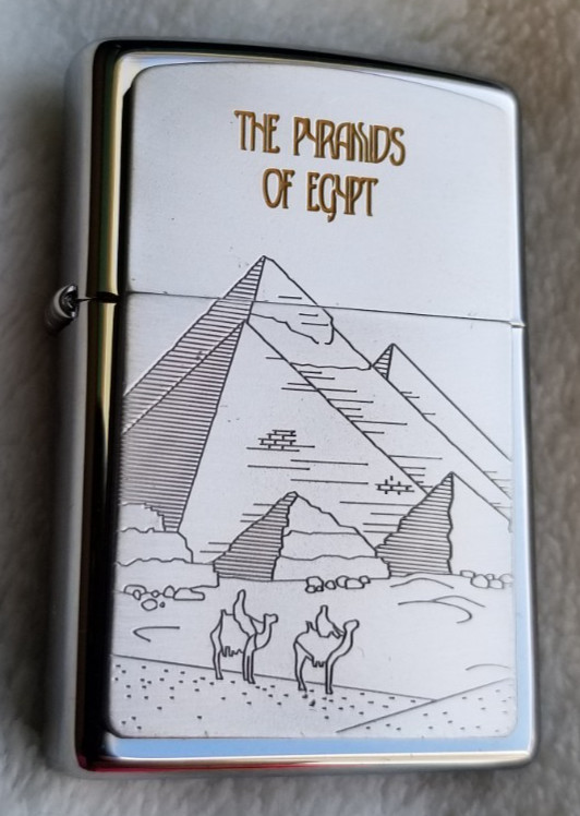 Zippo Lighter 2011 The Pyramids Of Egypt Limited Edition 0333/1000 HPC Plate NIB