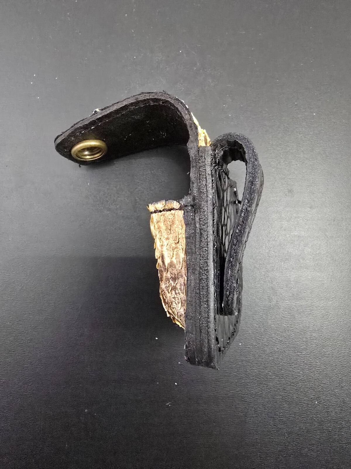 Real Timber rattlesnake skin ZIPPO lighter case Pouch holder natural color new
