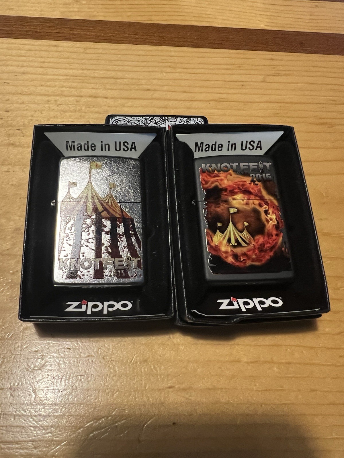 Knotfest 2015 Zippo Lighters