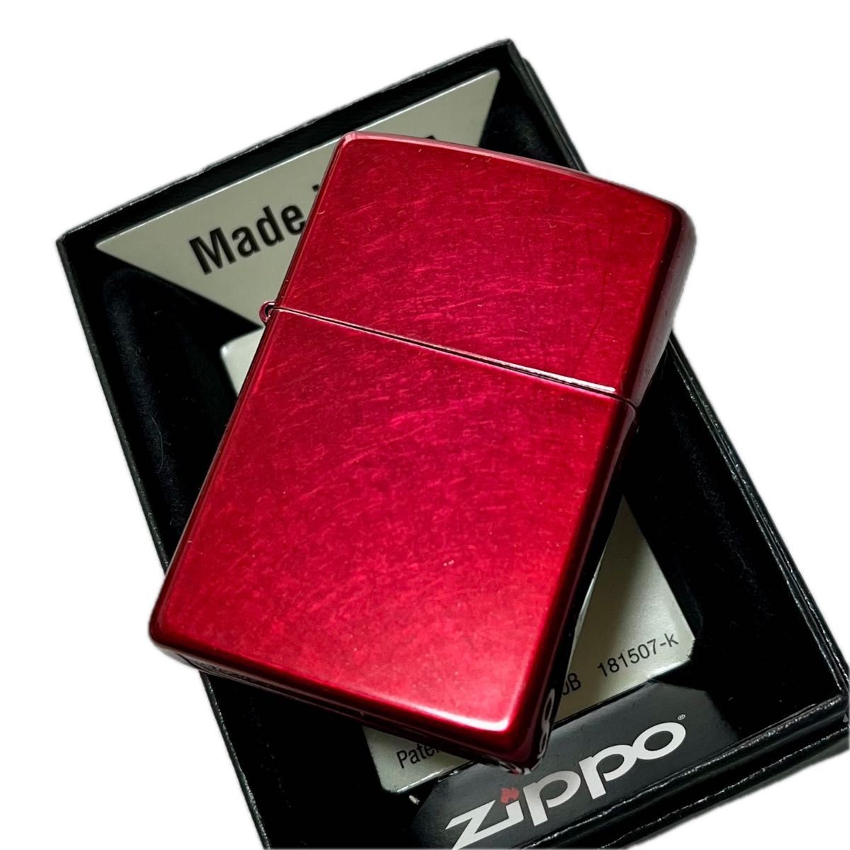Zippo lighter items ZIPPO 21063 candy apple red Zippo America brand new